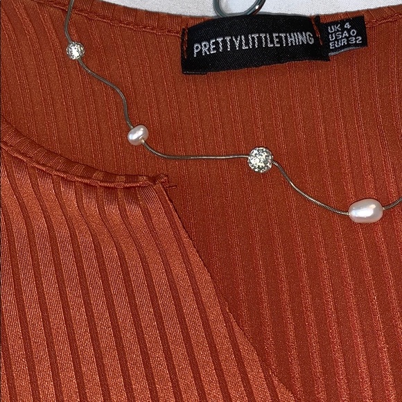 Burnt Orange Crop Top - Picture 4 of 4